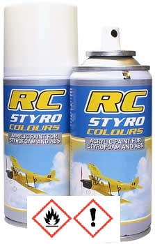 Robitronic Styro Farben Fluo Grün  150ml