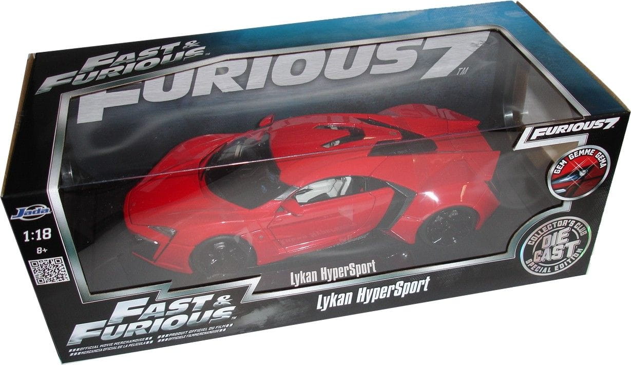 Jadatoys 1_18 Modellauto Lykan HyperSport Fast and Furious 7 - RC-Zubehoer