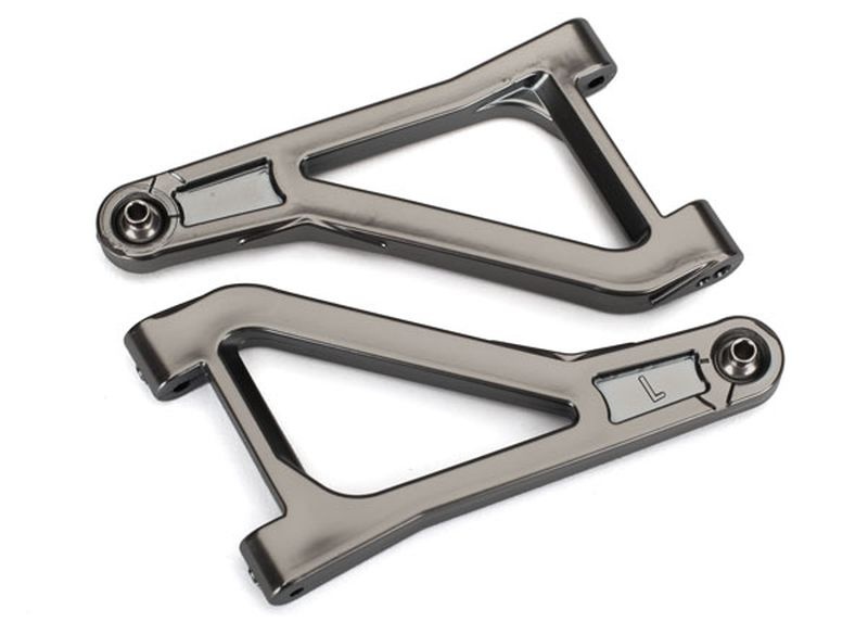 Traxxas Querlenker oben l-r _satin schwarz chrome-plated_ _mit Hollo - RC-Zubehoer