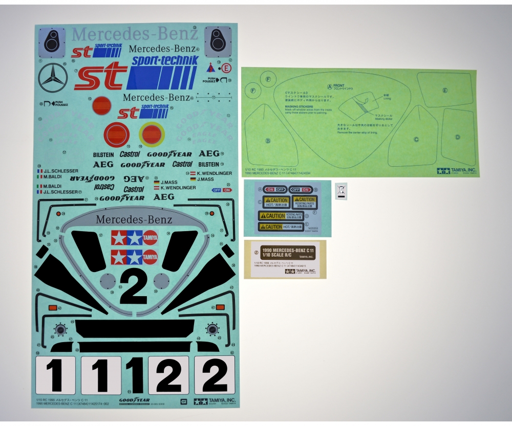 Tamiya Sticker MB C11 47484 Gr.C - RC-Zubehoer