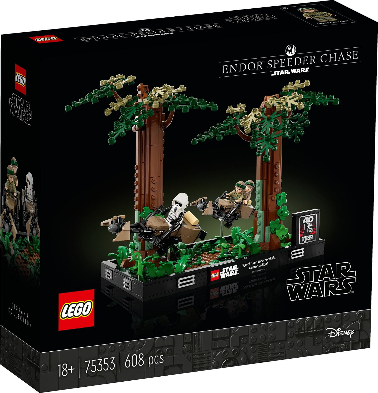 LEGO Star Wars™ Verfolgungsjagd auf Endor™ Diorama LEGO Star Wars™ Verfolgungsjagd auf Endor™ Diorama