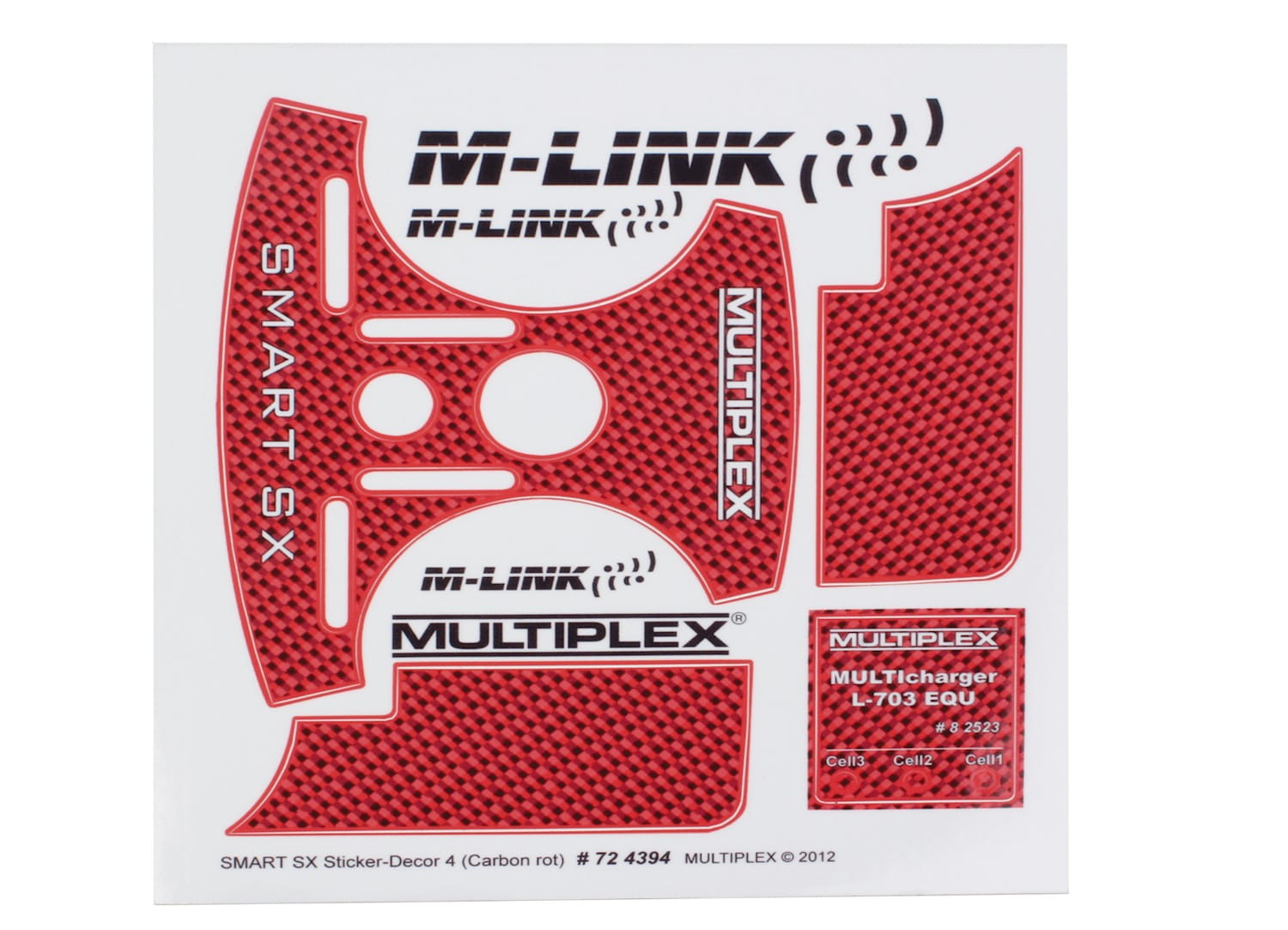 Multiplex Dekorbogen Smart SX Dekor 4 Multiplex Dekorbogen Smart SX Dekor 4 - RC-Zubehoer