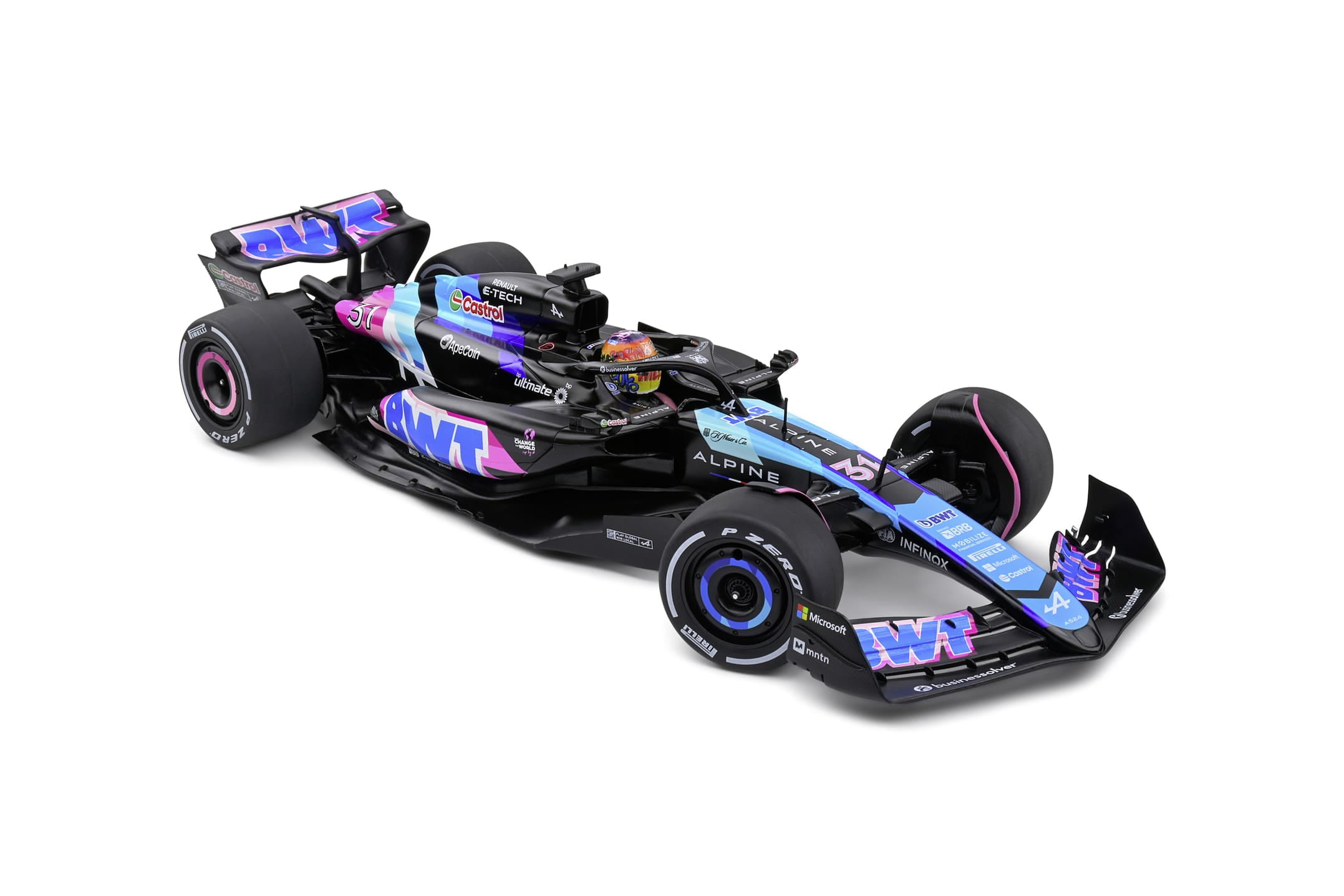 Solido 1_18 Alpine F1 Team A524 blau Modellauto - RC-Zubehoer