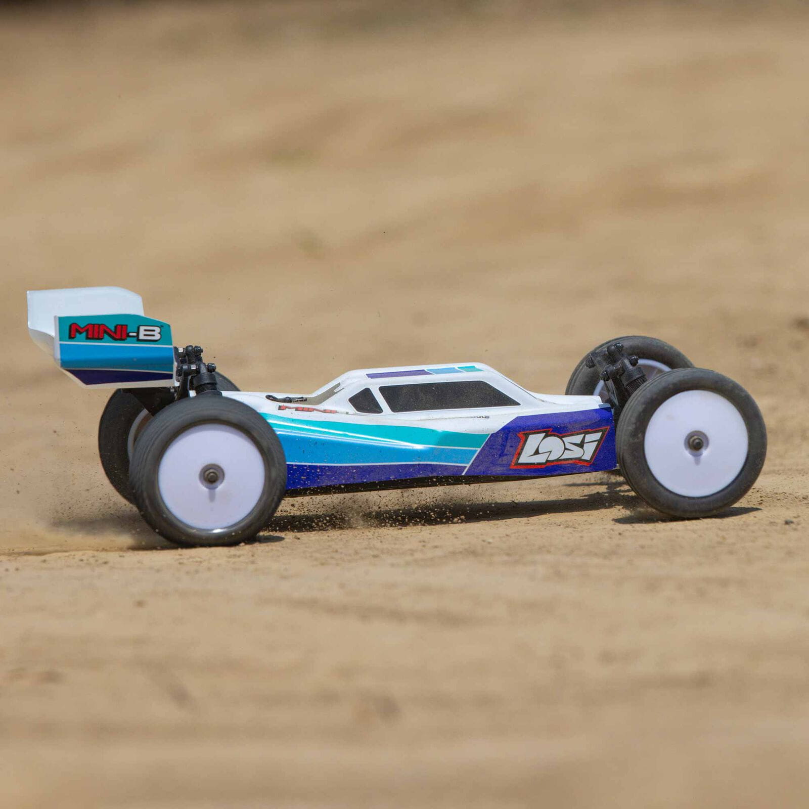 Losi Mini-B 1_16 2WD Brushless RTR RC Buggy Blau