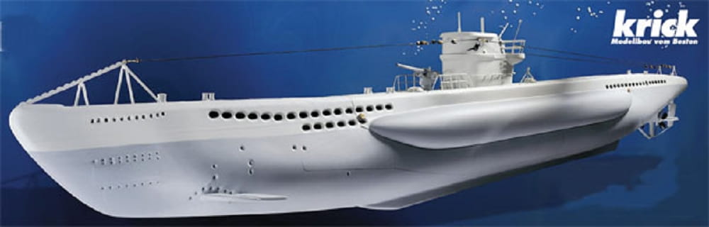 Krick RC U-Boot Typ VII 1:60 Grundbaukasten Stand oder RC Modell Krick RC U-Boot Typ VII 1:60 Grundbaukasten Stand oder RC Modell