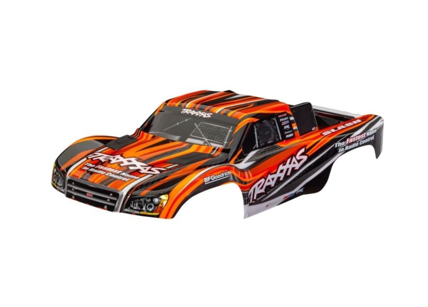 Karosserie Slash 4x4 Orange Clipless fuer RC Modell Traxxas Karosserie Slash 4x4 orange Clipless - RC-Zubehoer