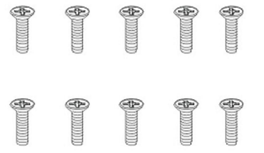 Krick Schrauben TPF 2_6x8 FH _10_ - RC-Zubehoer