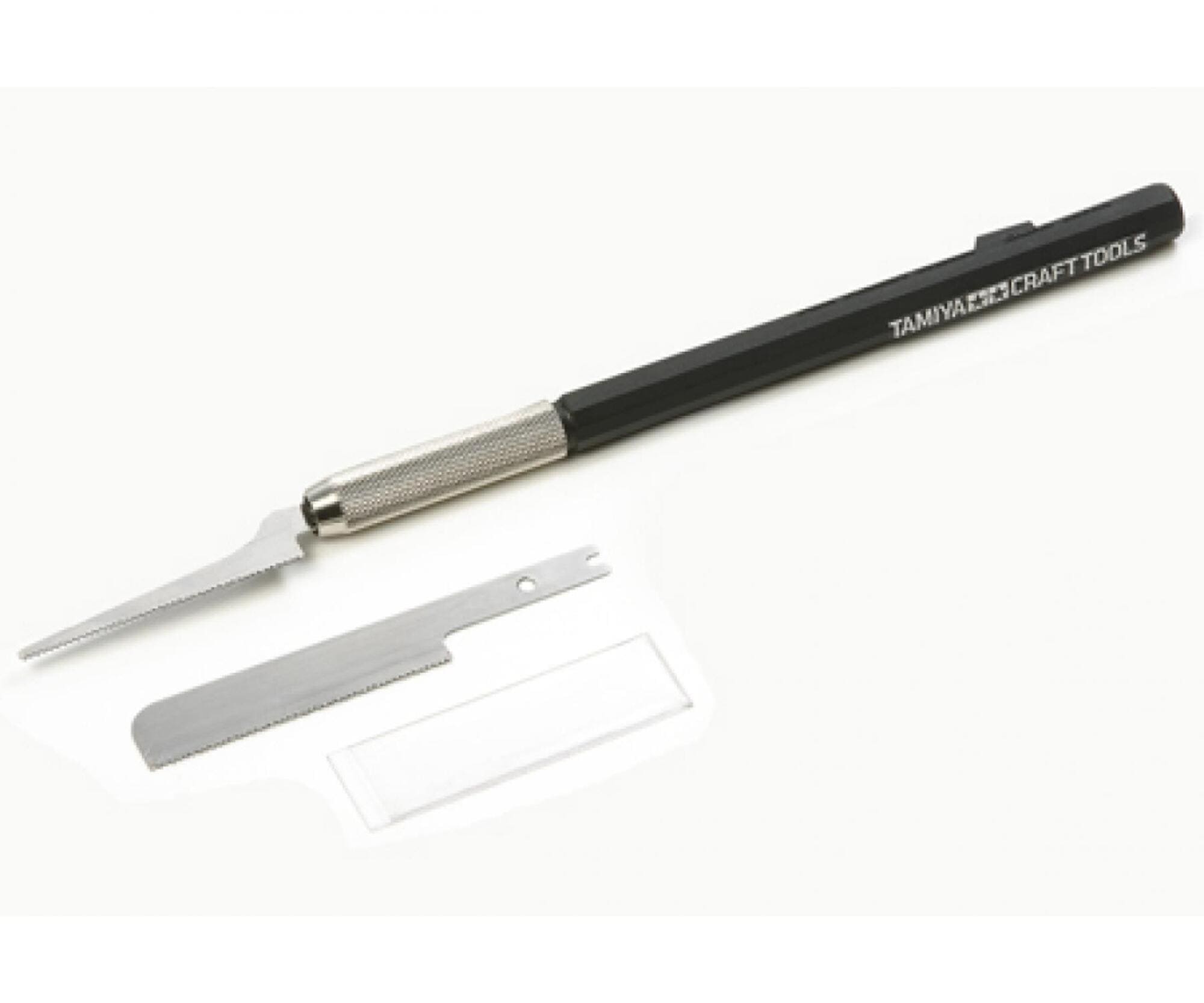 tamiya handsaege mit griff 2 klingen fuer modellbau und mini 4wd Tamiya Handsaege mit Griff_ 2 Carbonstahl-Klingen fuer Modellbau und Mini 4WD