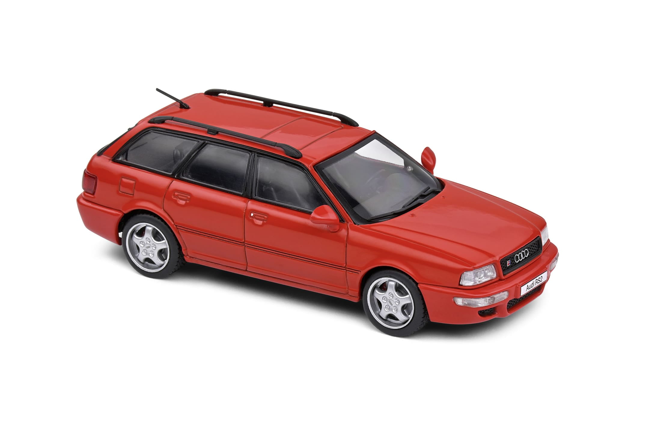 Solido 1_43 Audi RS2 Avant Modell 1995 Lazer Red Detailgetreue Nachbildung