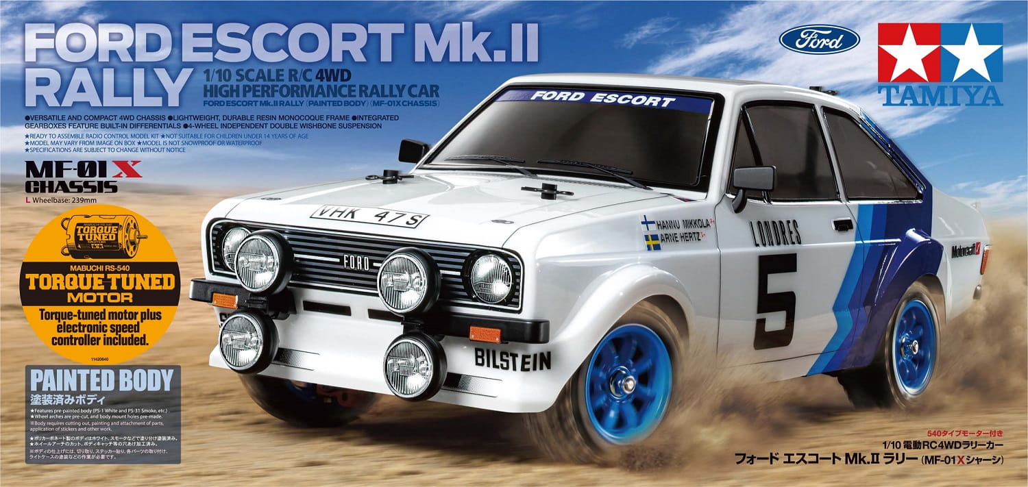 tamiya ford escord rally