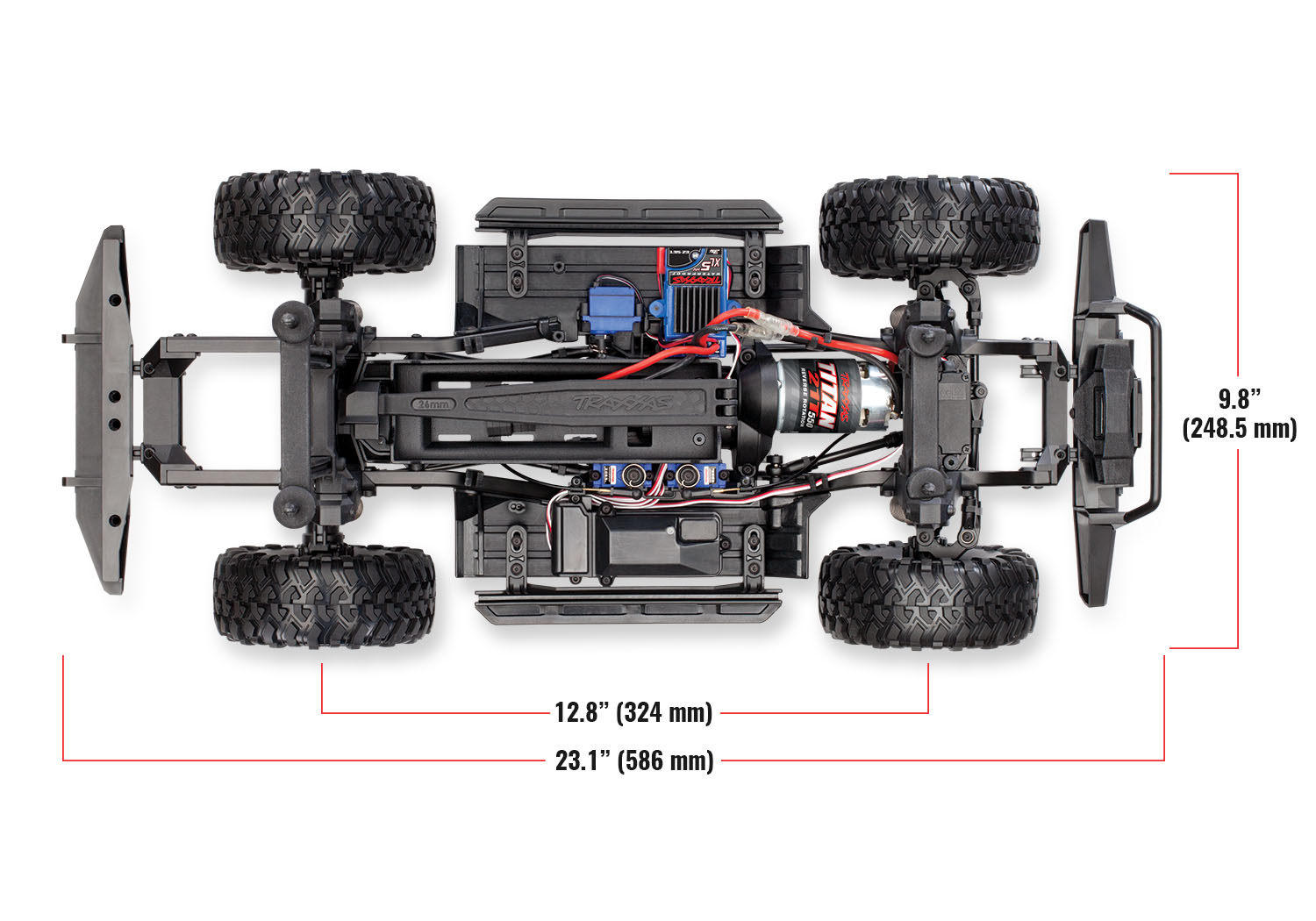 Traxxas RC Crawler TRX-4 Landrover Defender silber 1:10 RTR mit Seilwinde