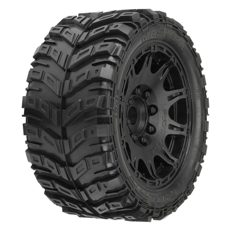 Proline Monstertruck Reifen für X-Maxx, Kraton Masher X HP BELTED MTD 24mm 2St.