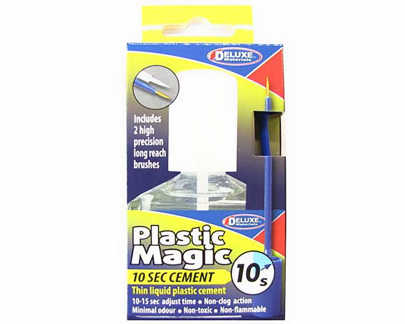 Krick Plastic Magic 10 Sek. Klebstoff mit Pinsel 40 ml DELUXE
