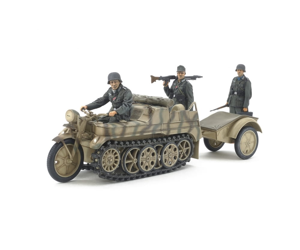 Tamiya Dt_ Sd_Kfz.2 Kettenkrad 1_35 Plastik Modellbau Militaer Bausatz - RC-Zubehoer