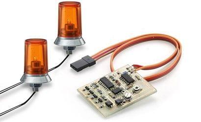 Carson Rundumlicht 24x15mm Orange mit Elektronik