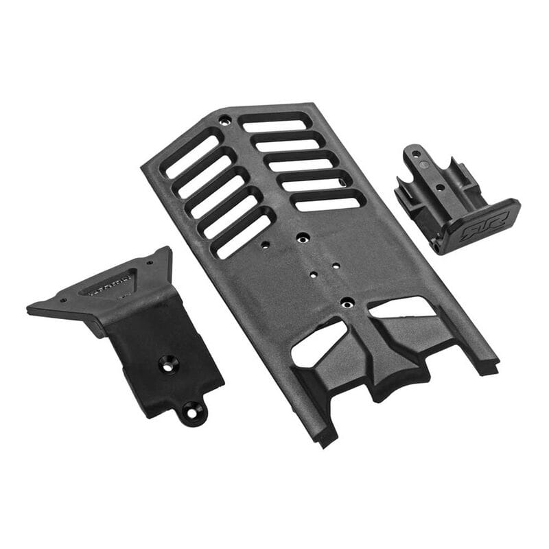 Arrma AR320282 Skidplate Front_Rear_Center Set Nero - RC-Zubehoer
