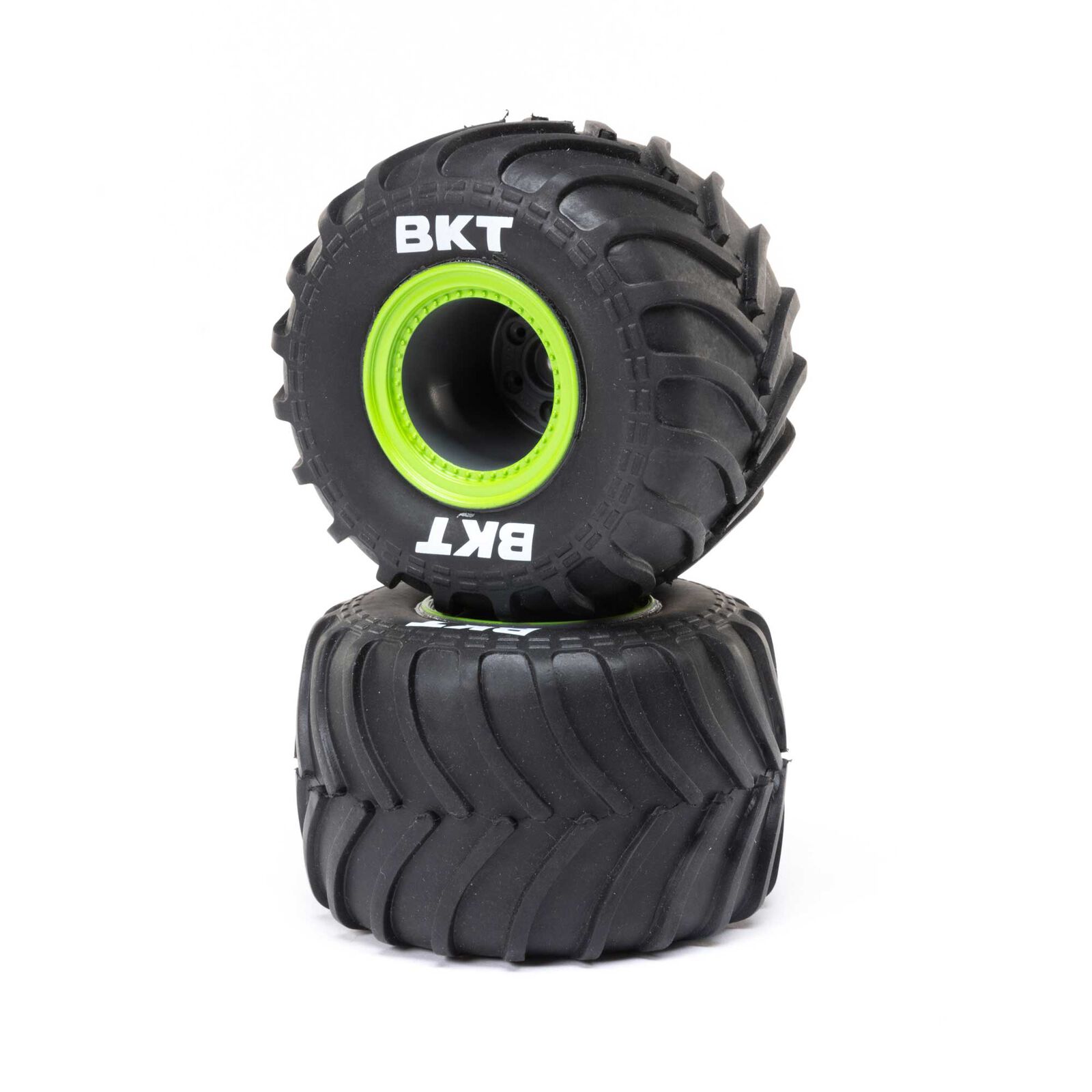 Losi MT Reifen Green Beadlock Premount(2): Mini LMT