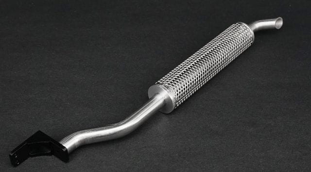 Lesu 1_14_ 1_16 Auspuff S-Form aus Edelstahl - RC-Zubehoer