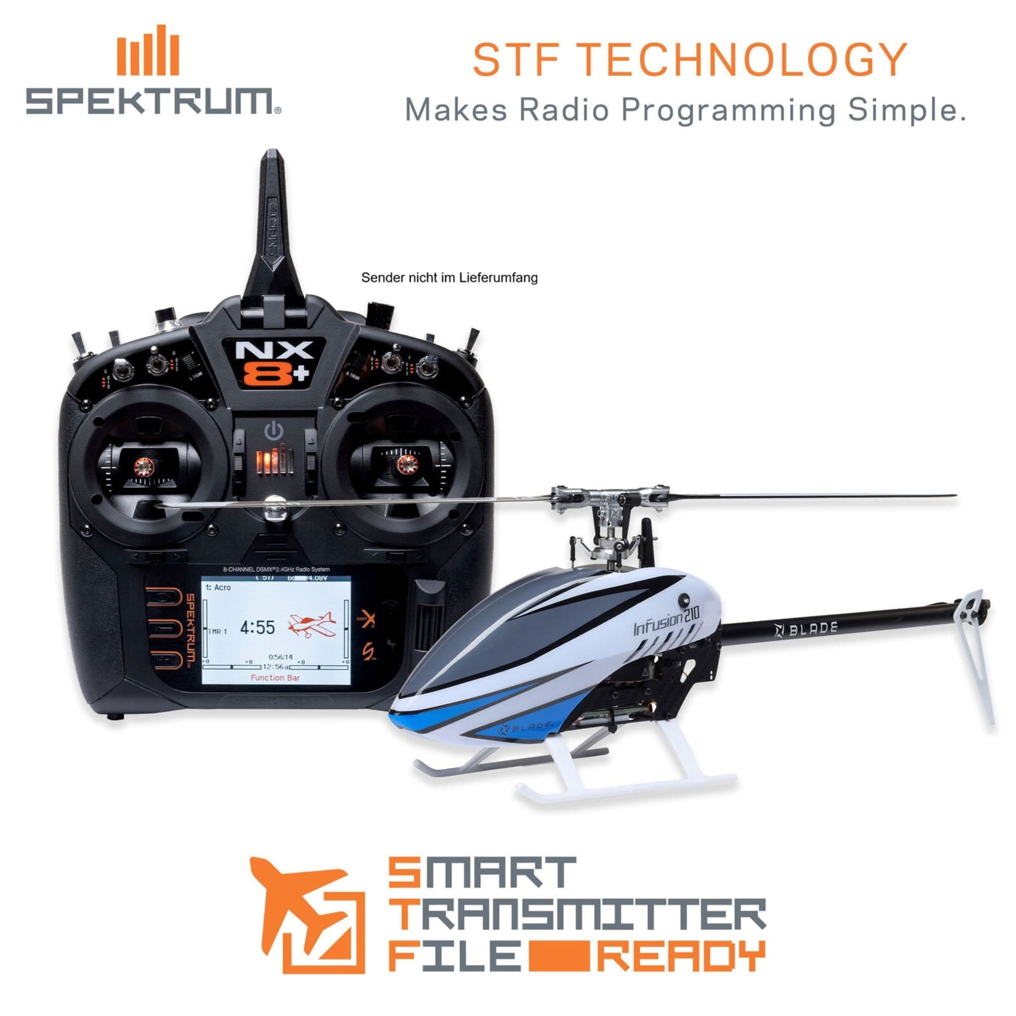 Blade InFusion 210 BNF Basic RC Helikopter mit AS3X SAFE