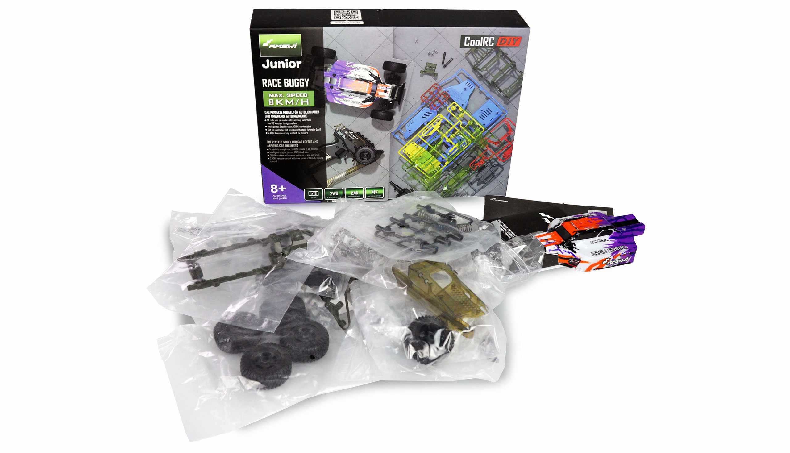 Amewi CoolRC DIY Race Buggy 2WD 1:18 Bausatz