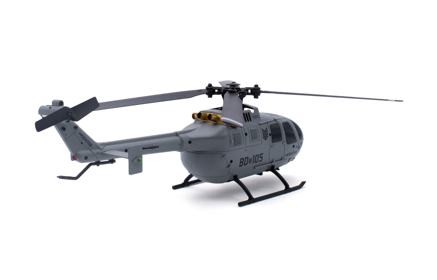 BO 105 Flybarless RC Hubschrauber Elektro RTF Modster bo-105-flybarless-rc-hubschrauber-elektro-rtf