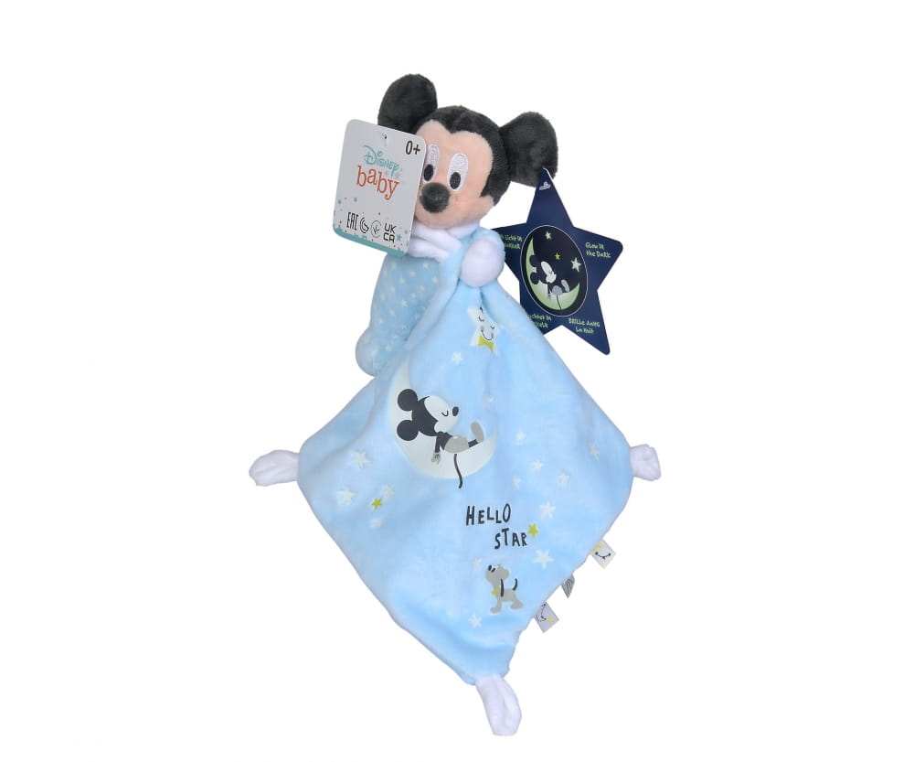 Nicotoy Disney Mickey GID Schmusetuch, Starry