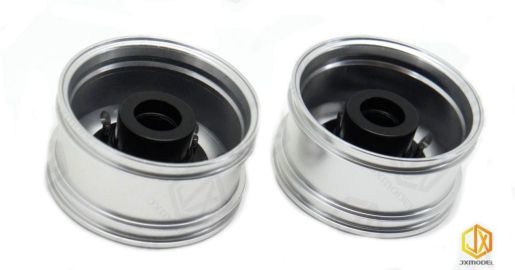 JXModel 1:14 Alufelgen vorne für Breitreifen JXModel 1_14 Alufelgen vorne fuer Breitreifen - RC-Zubehoer