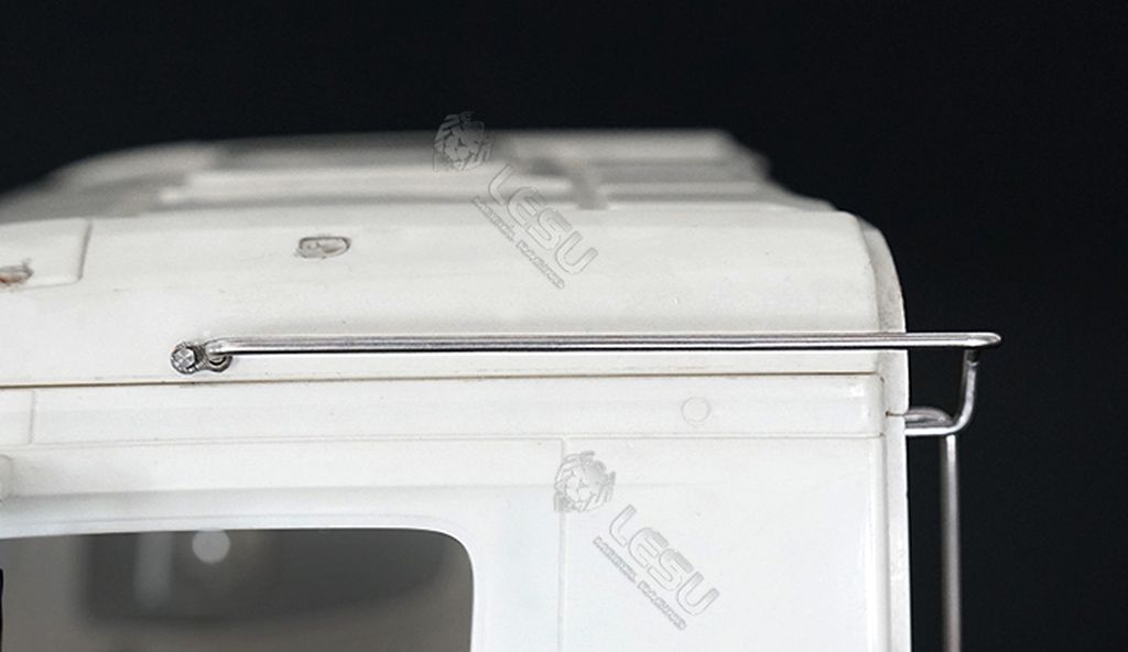 Lesu 1_14 Haltegriff mit Stufe und Hemmschuh fuer Fahrerhaus - RC-Zubehoer
