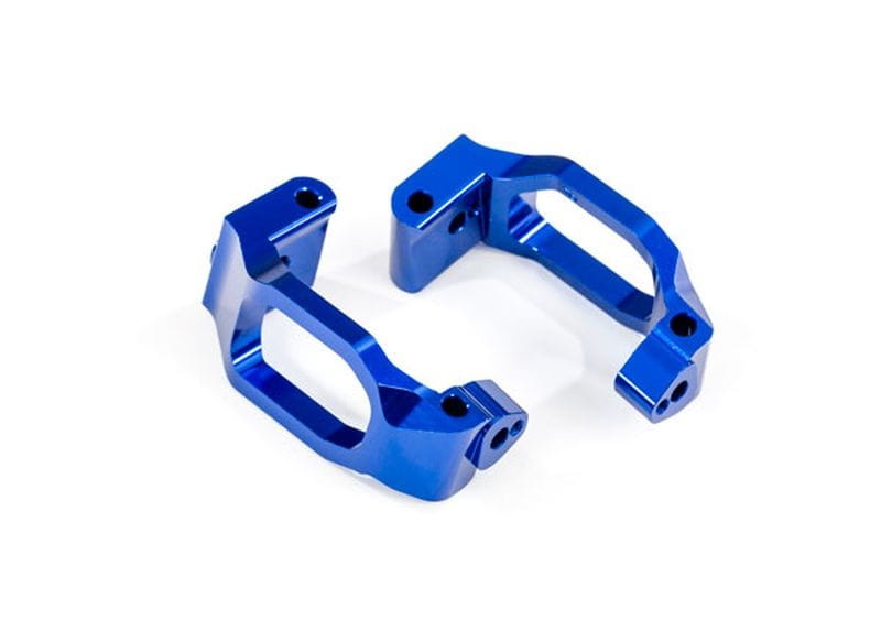 Traxxas Caster-Blocks (C-Hubs) l/r Alu blau