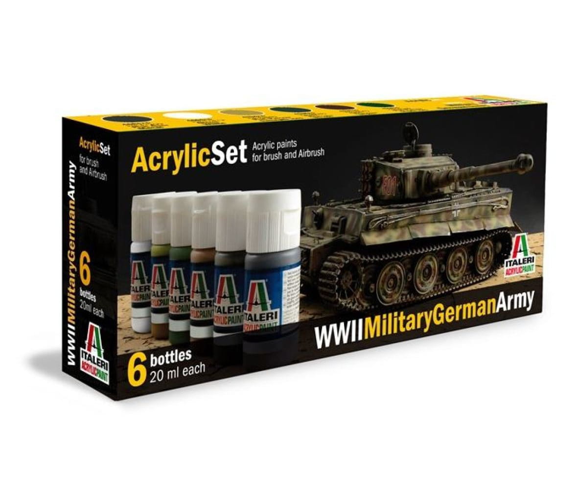 Italeri Acryl Set WWII Military German Army