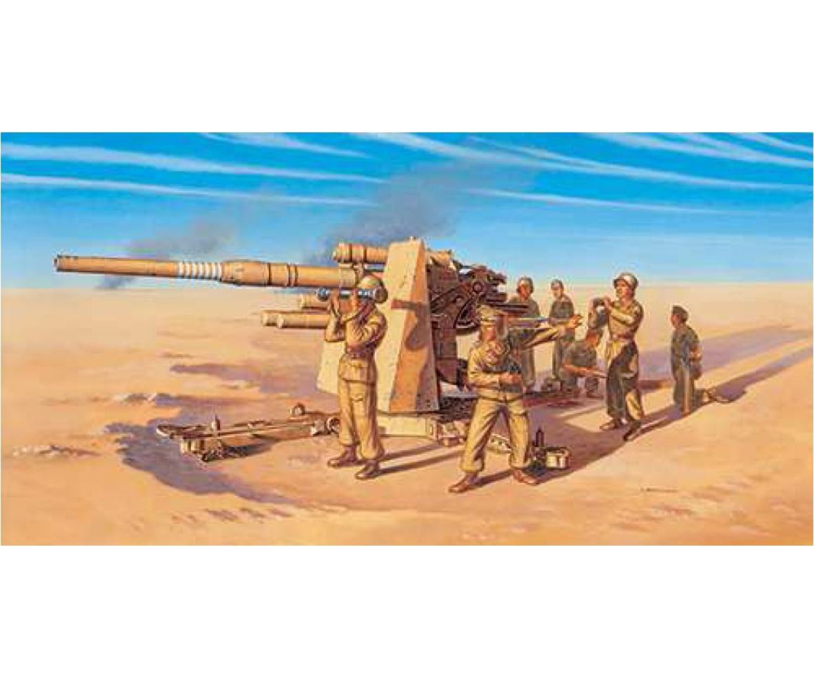 Italeri 1_72 Fliegerabwehrkanone 37 AA_ 8_8cm - RC-Zubehoer