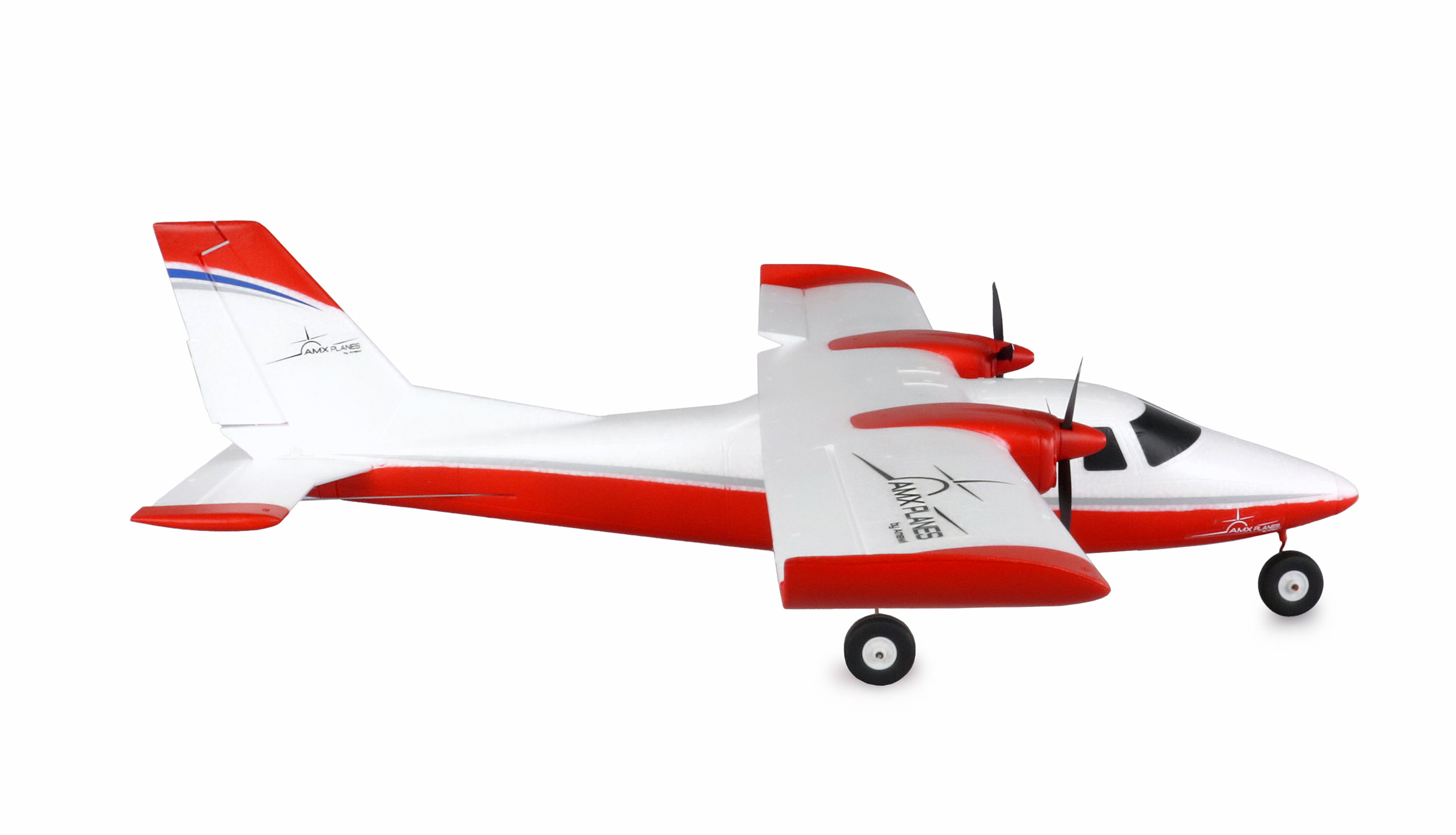 Amewi RC Flugzeug AMXPlanes P68 Hochdecker 850mm PNP rot