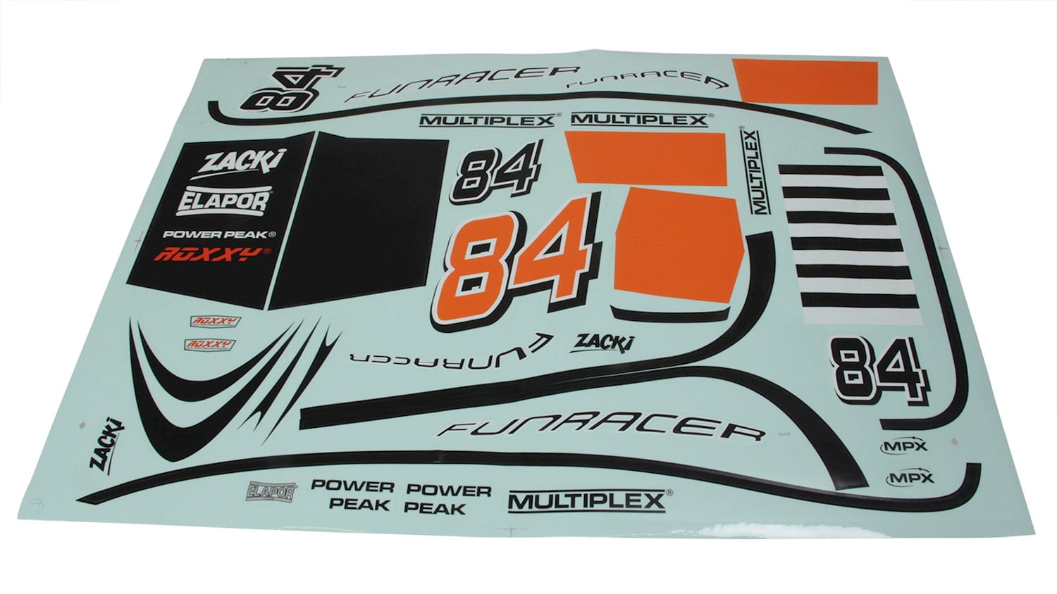 Multiplex Dekorbogen Funracer - RC-Zubehoer
