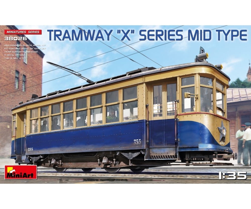 MiniArt 1_35 Tramway X-Series Mittl_ Ausf. Plastik Modellbau - RC-Zubehoer
