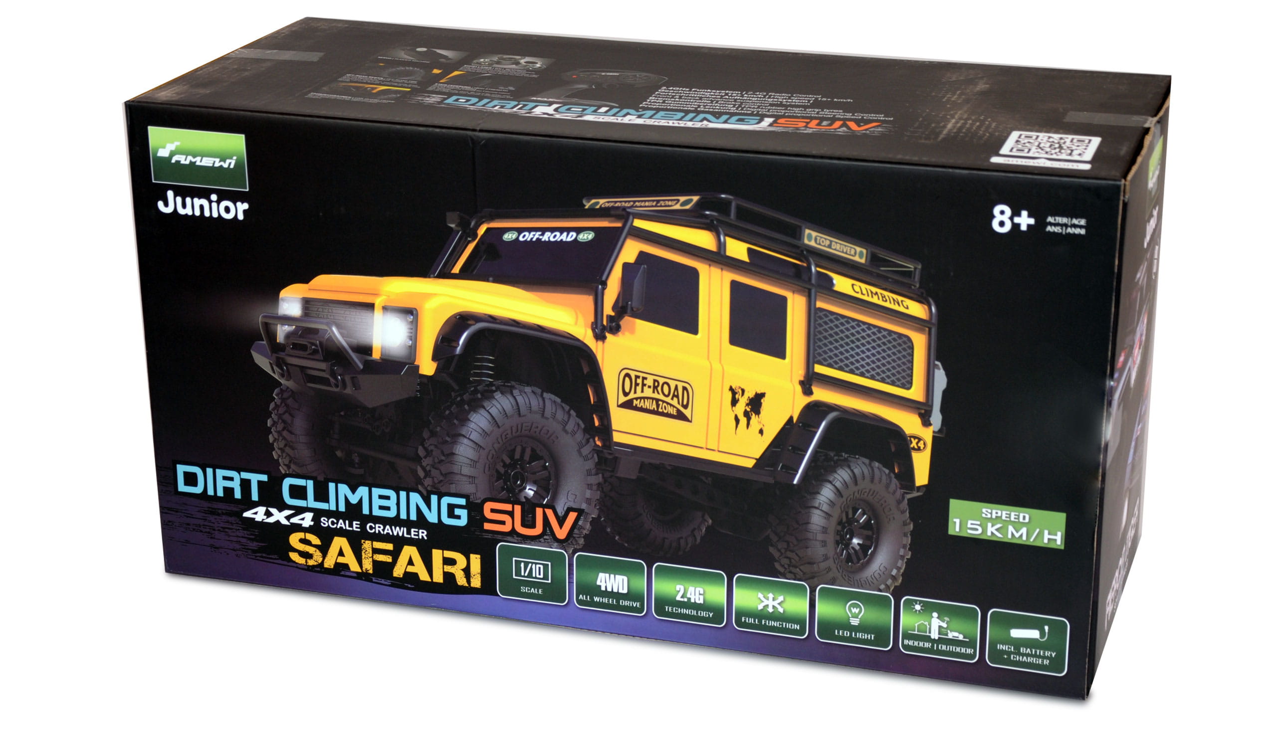 Amewi RC Crawler Dirt Climbing Safari SUV 4WD 1:10 RTR