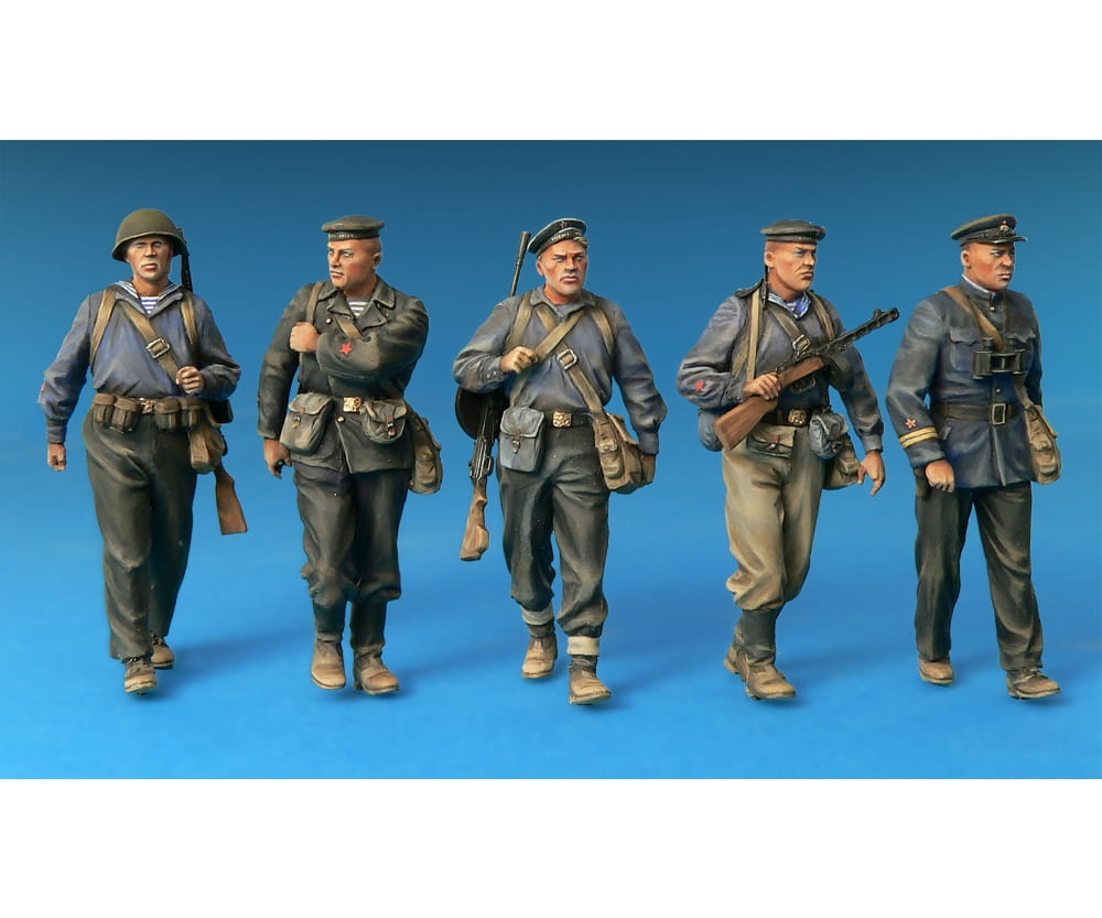 Plastikmodellbau von Miniart 1-35 fig sov marinesoldaten 5 se