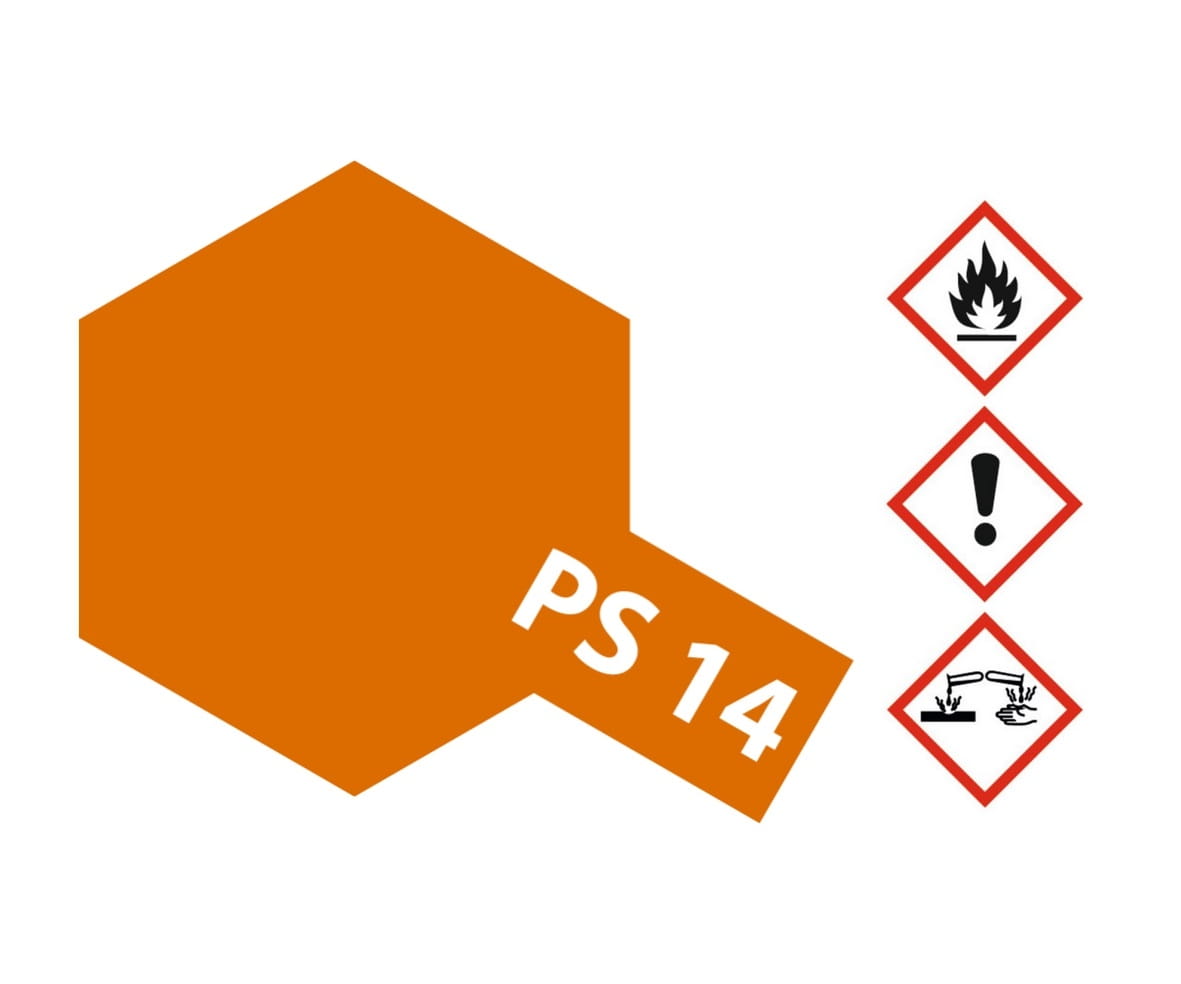 Tamiya PS-14 Kupfer Sprühfarbe 100ml für Polycarbonat ( Lexanfarbe )