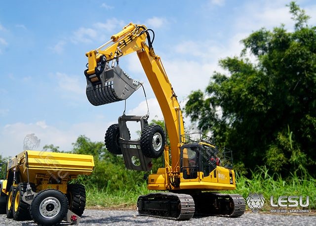 Lesu Baggerwagen-Set fuer 36t-Bagger 58300 - RC-Zubehoer