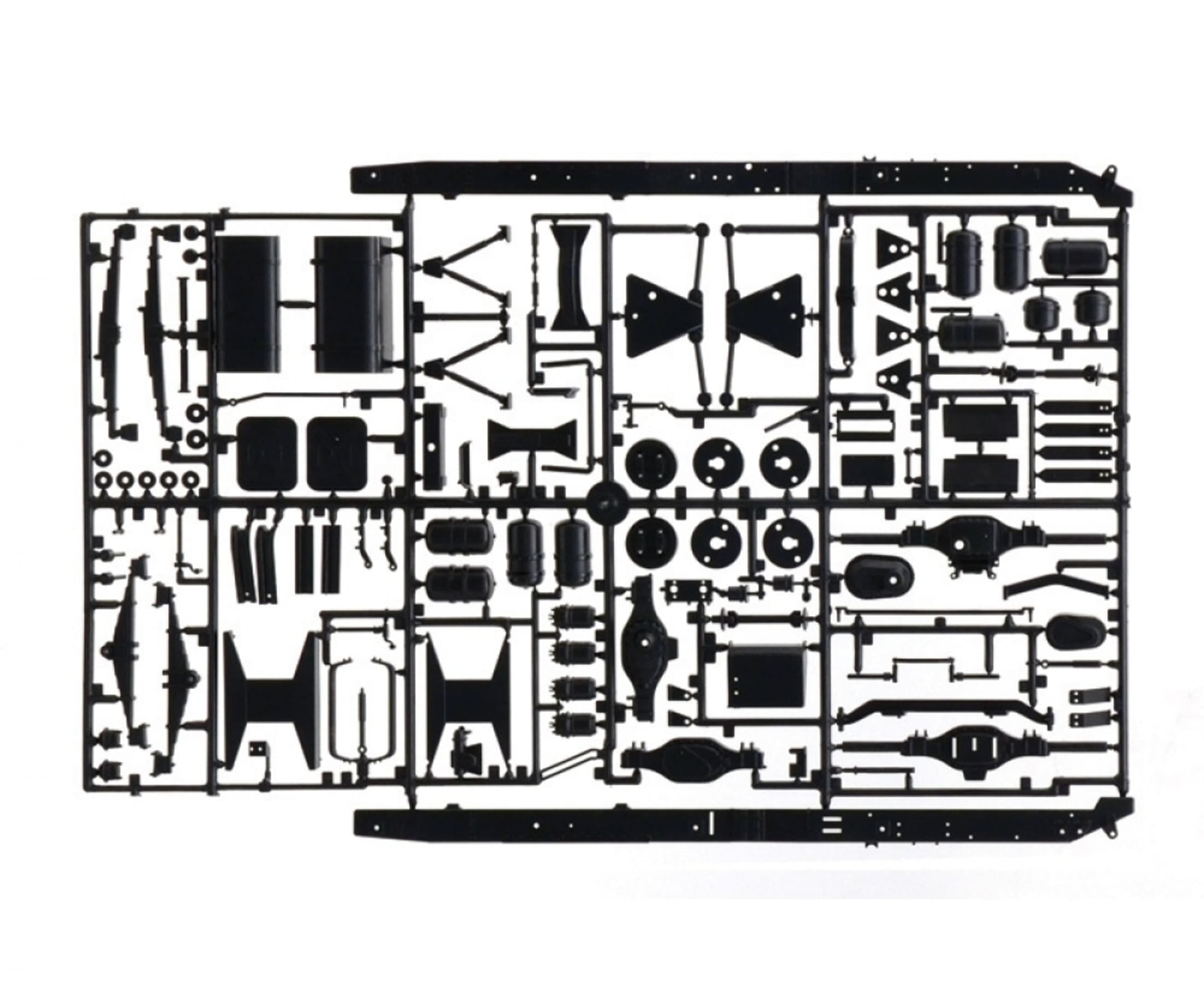 Plastikmodellbau von Italeri 1-24 daf 95 master truck zgm