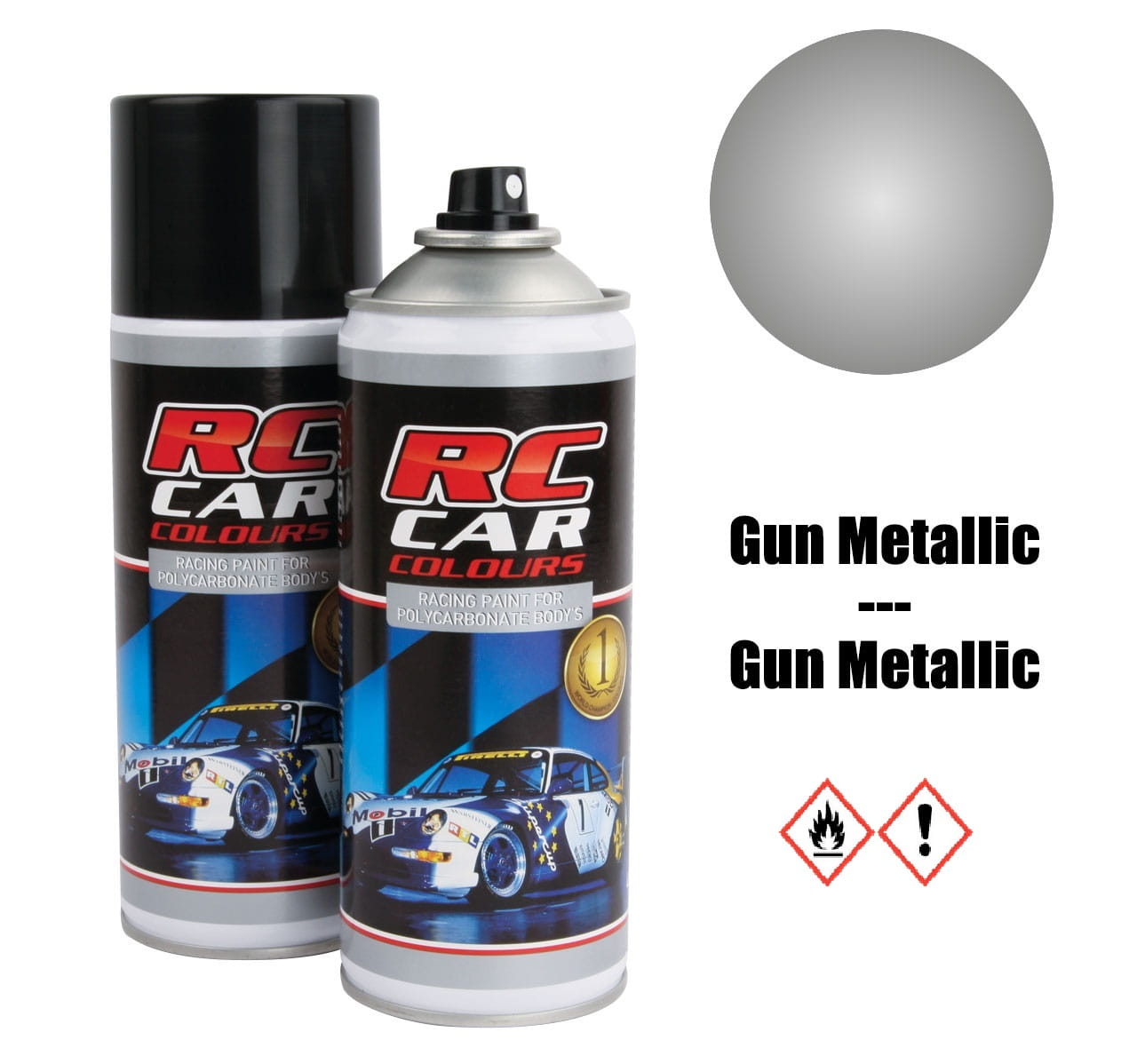Robitronic Lexan Farbe Gun Metallic Nr 149 150ml Robitronic Lexan Farbe Gun Metallic Nr 149 150ml