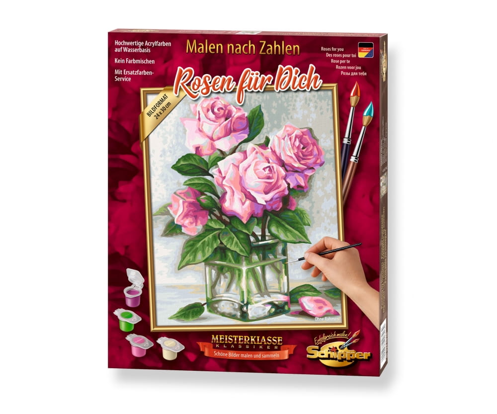 Schipper Mahlen nach Zahlen Rosen für Dich