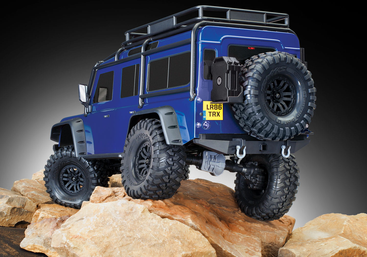 Traxxas TRX-4 Land Rover Defender 1:10 RC Crawler Scaler metallicblau