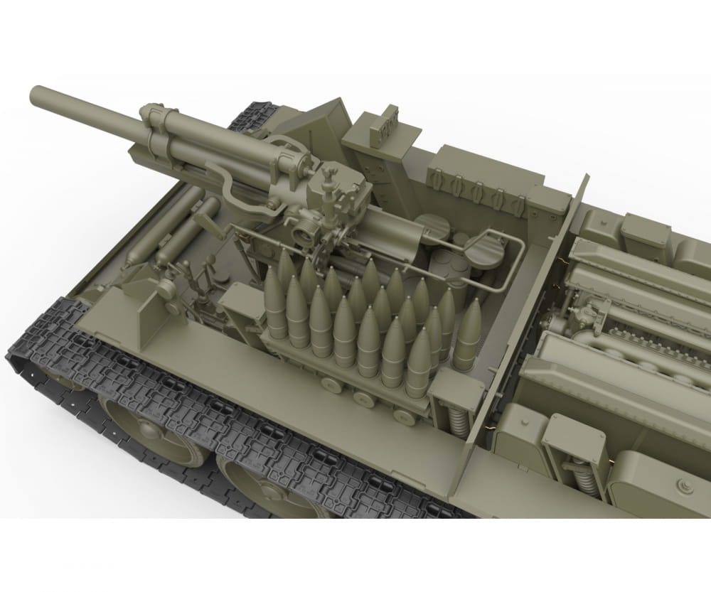 Plastikmodellbau von Miniart 1-35 su 122 mit prod m interieur