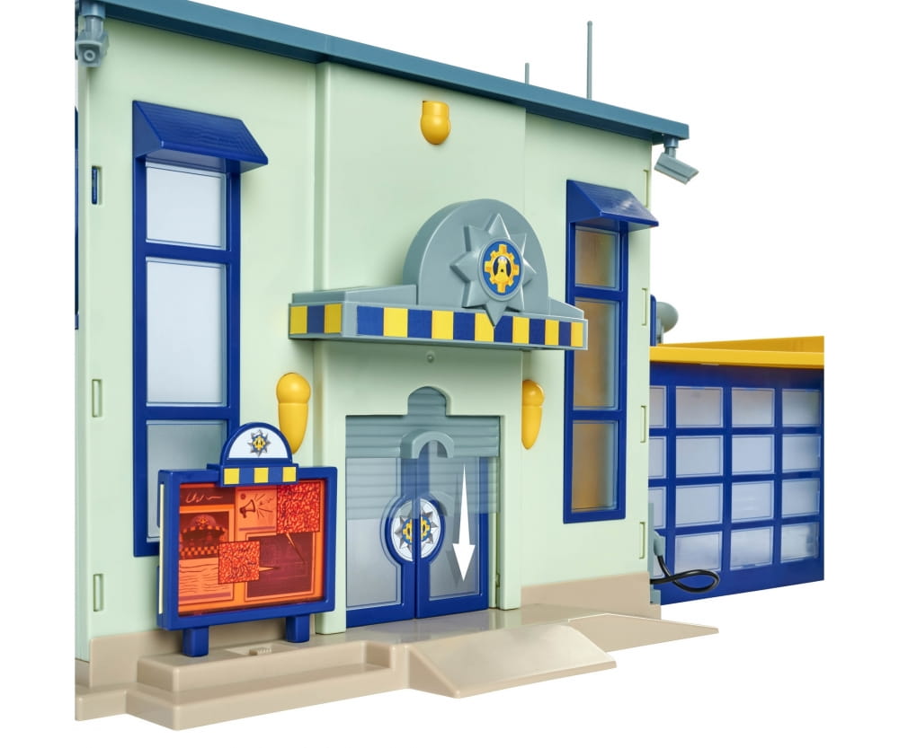 Simba Toys Feuerwehrmann SAM Polizeistation mit Figur