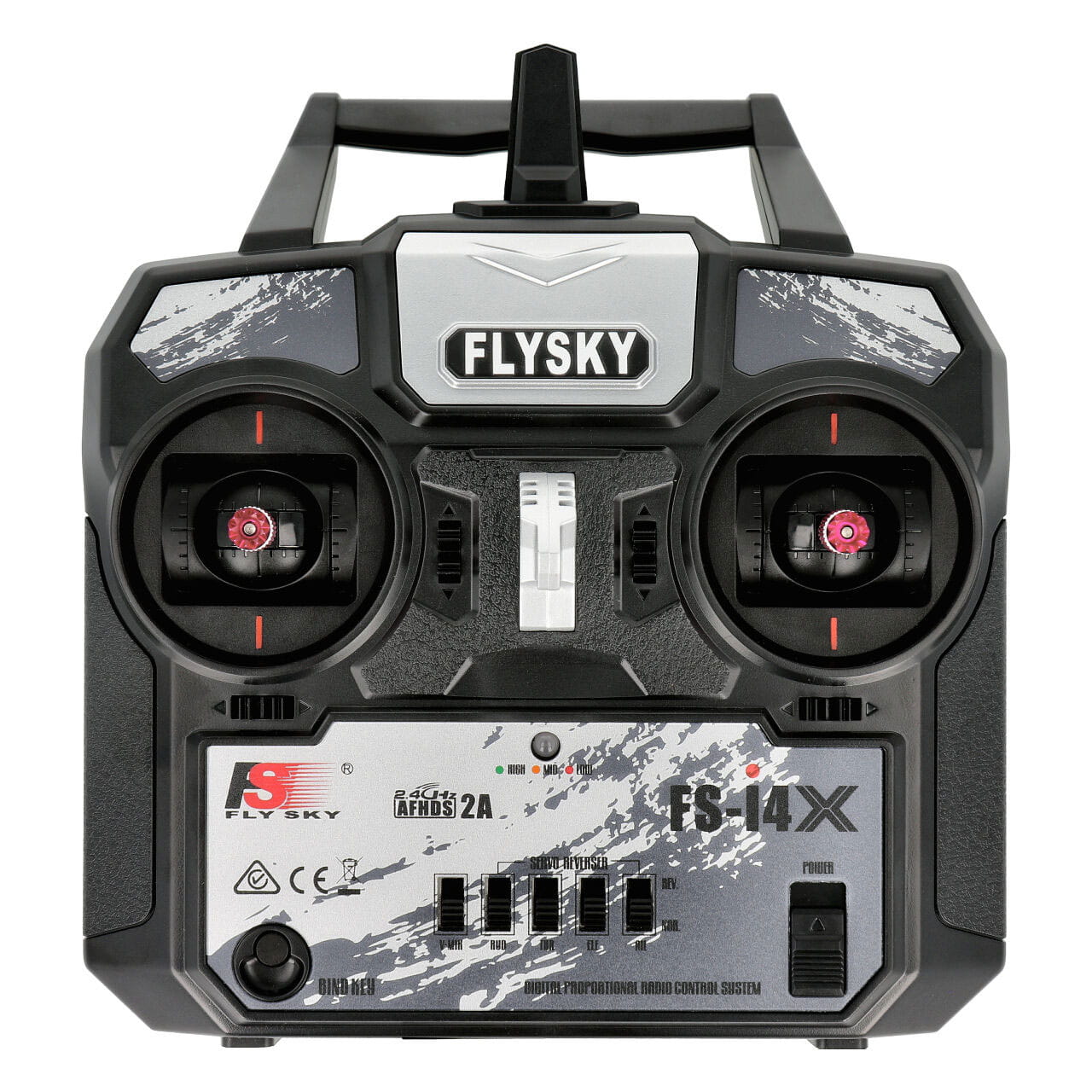 Flysky i4X Fernsteuerung Sender mit 4 Kanal Empfaenger - RC-Zubehoer