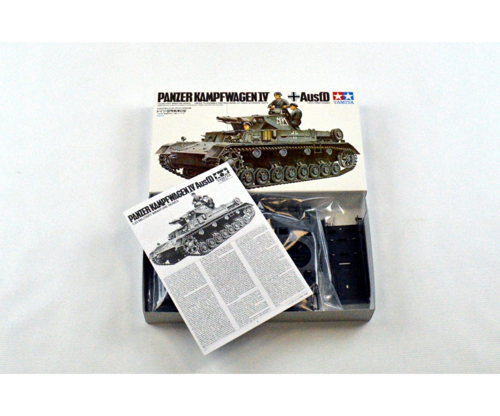 Tamiya 1:35 WWII PzKpfw. IV Deutscher Panzerkampfwagen Ausführung D Militär Modellbau Bausatz