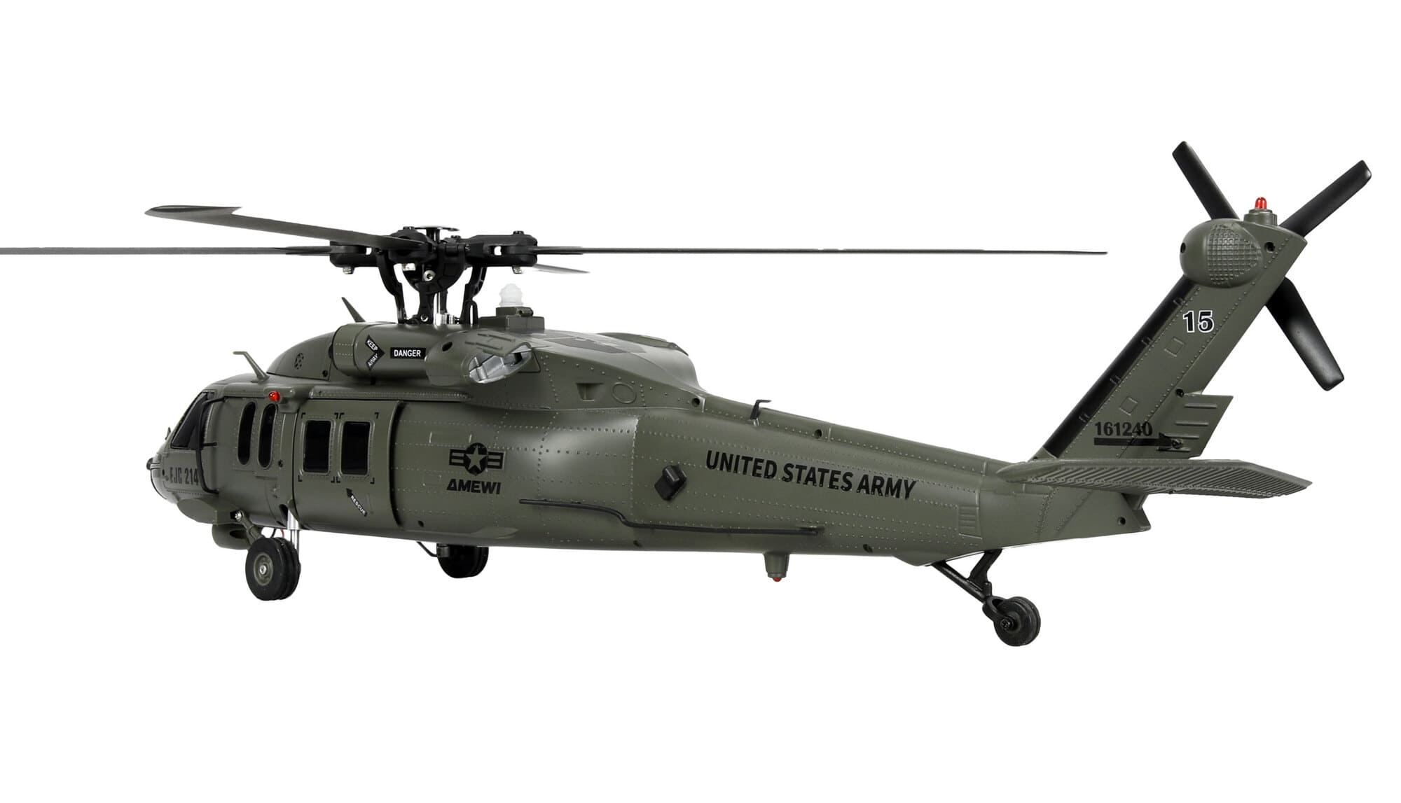 Amewi UH60 Black Hawk Marine 1_47 6G_3D RTF Helikopter im Transportkoffer
