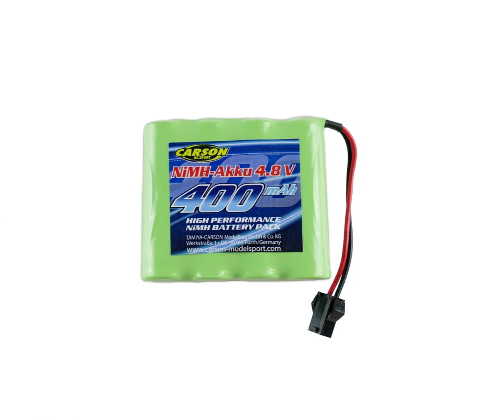 Carson Akku 4,8V 400mAh NiMH Race JS Stecker Carson Akku 4,8V 400mAh NiMH Race JS Stecker