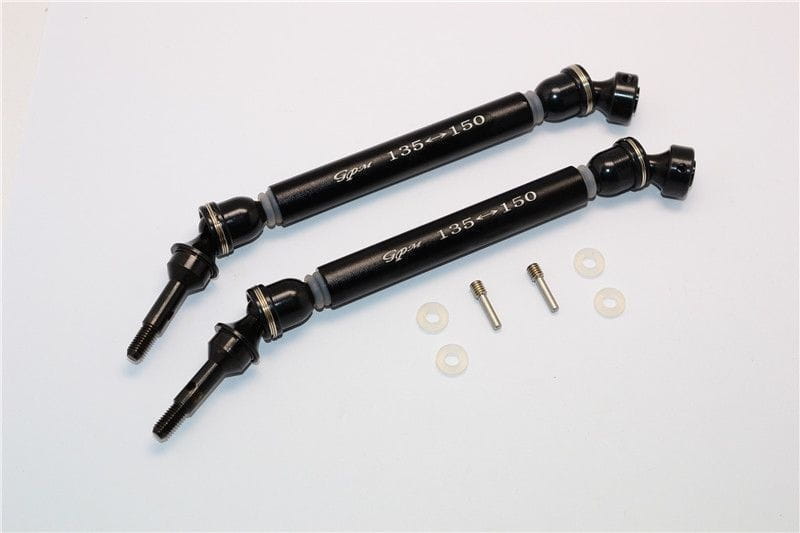 GPM Stahlachsen mit Aluwelle v_h schwarz fuer Traxxas 1_10 Revo_ Summit_ E-Revo - RC-Zubehoer