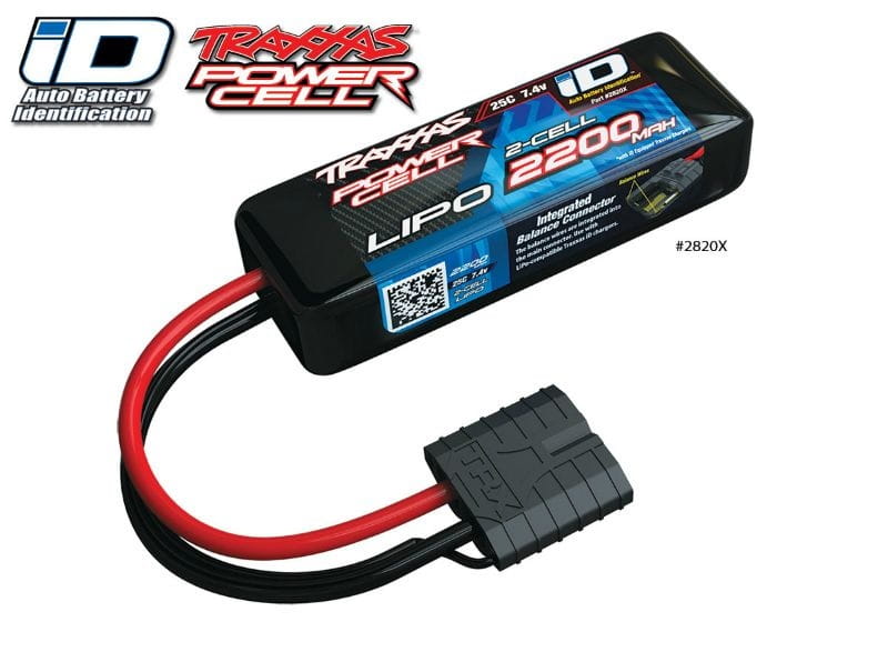 Traxxas Lipo Akku 2200mAh  7,4V 2s 2-Zellen 25C Traxxas Lipo Akku 2200mAh  7,4V 2s 2-Zellen 25C